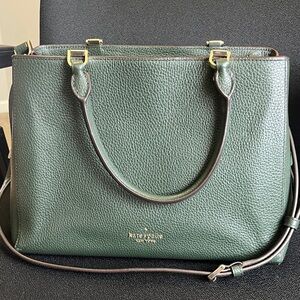 kate spade Dark Green Leather Tote